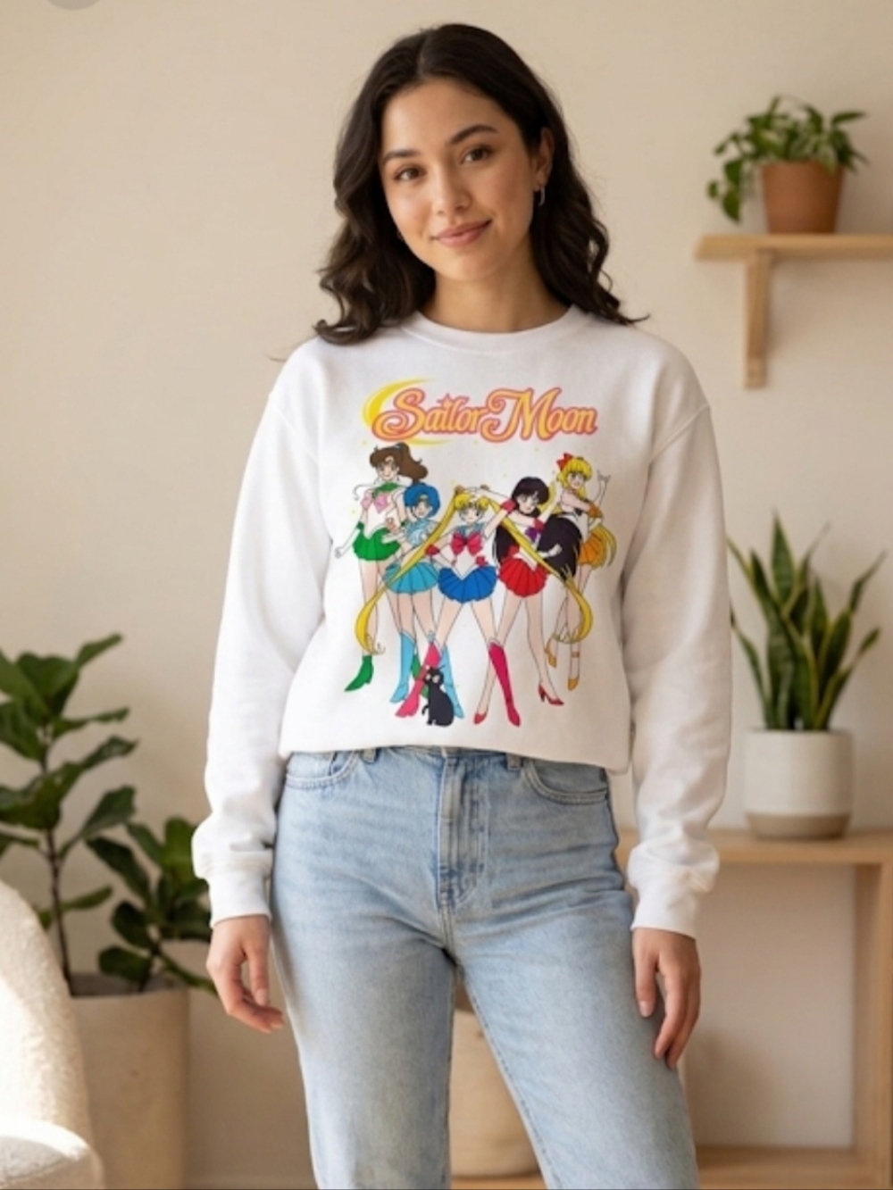SAYLOR Sailor Moon Kids Graphic Tee - White and Multicolor